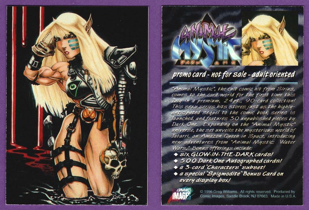 1996 Comic Images Sirius Comics Animal Mystic Promotional Sample Promo Card