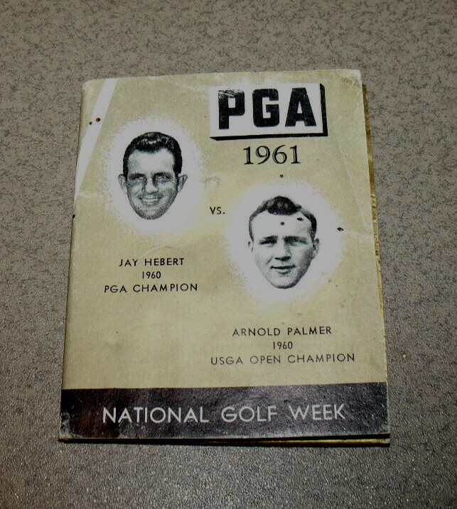 PGA 1961 Jay Herbert vs Arnold Palmer National Golf Week Thank You Gift