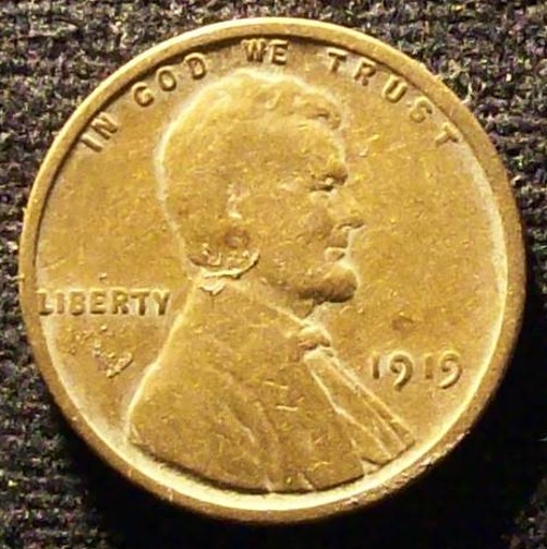 1919 P  Liberty Lincoln Wheat Cent