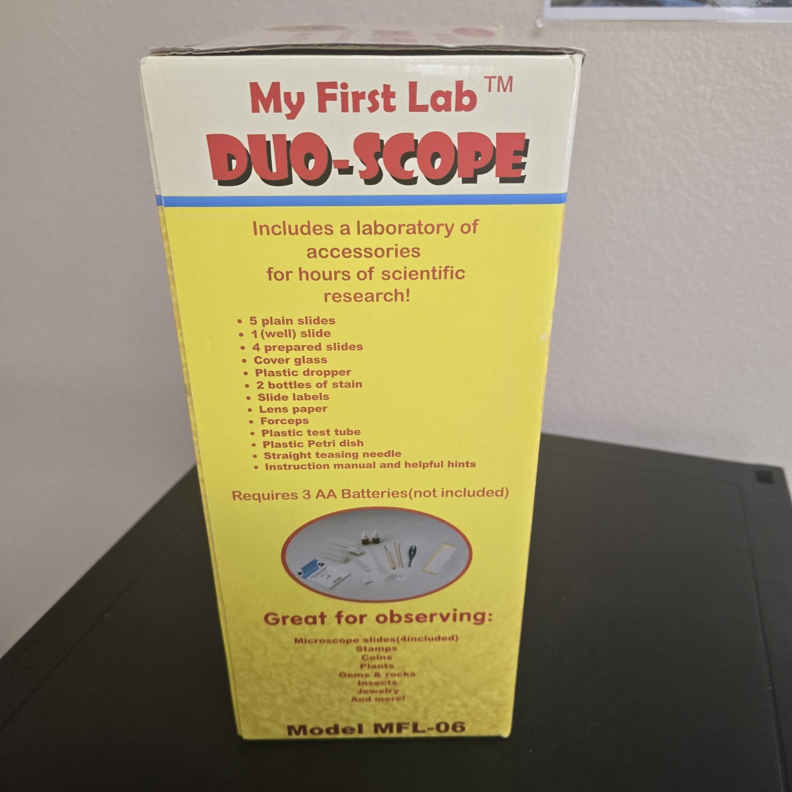 My First Lab MFL-06 Duo-Scope Microscope Two Microscopes in One Tested Complete