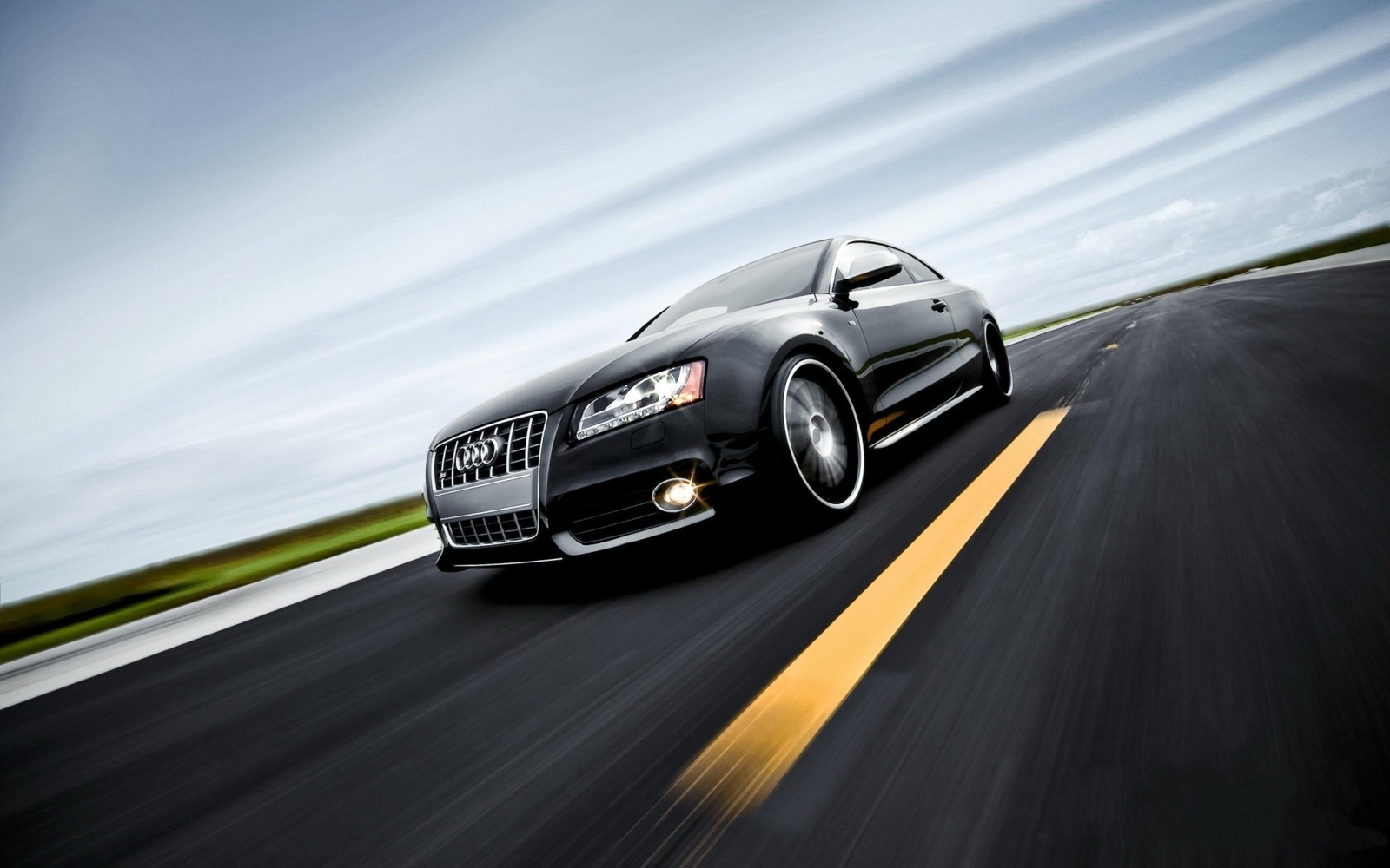 Cars vehicles audi Desk Mat Stitched