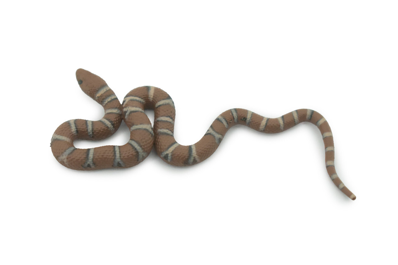 Water Snake Toy Hand Painted Rubber Snake Realistic Figure Gift, 2 1/2" SF19 B31