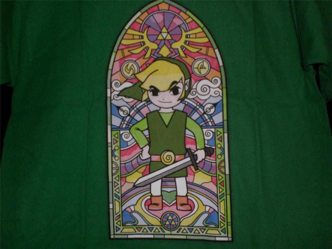 TeeFury Zelda SMALL "Protector Of Hyrule" Legend of Zelda Tribute Shirt GREEN