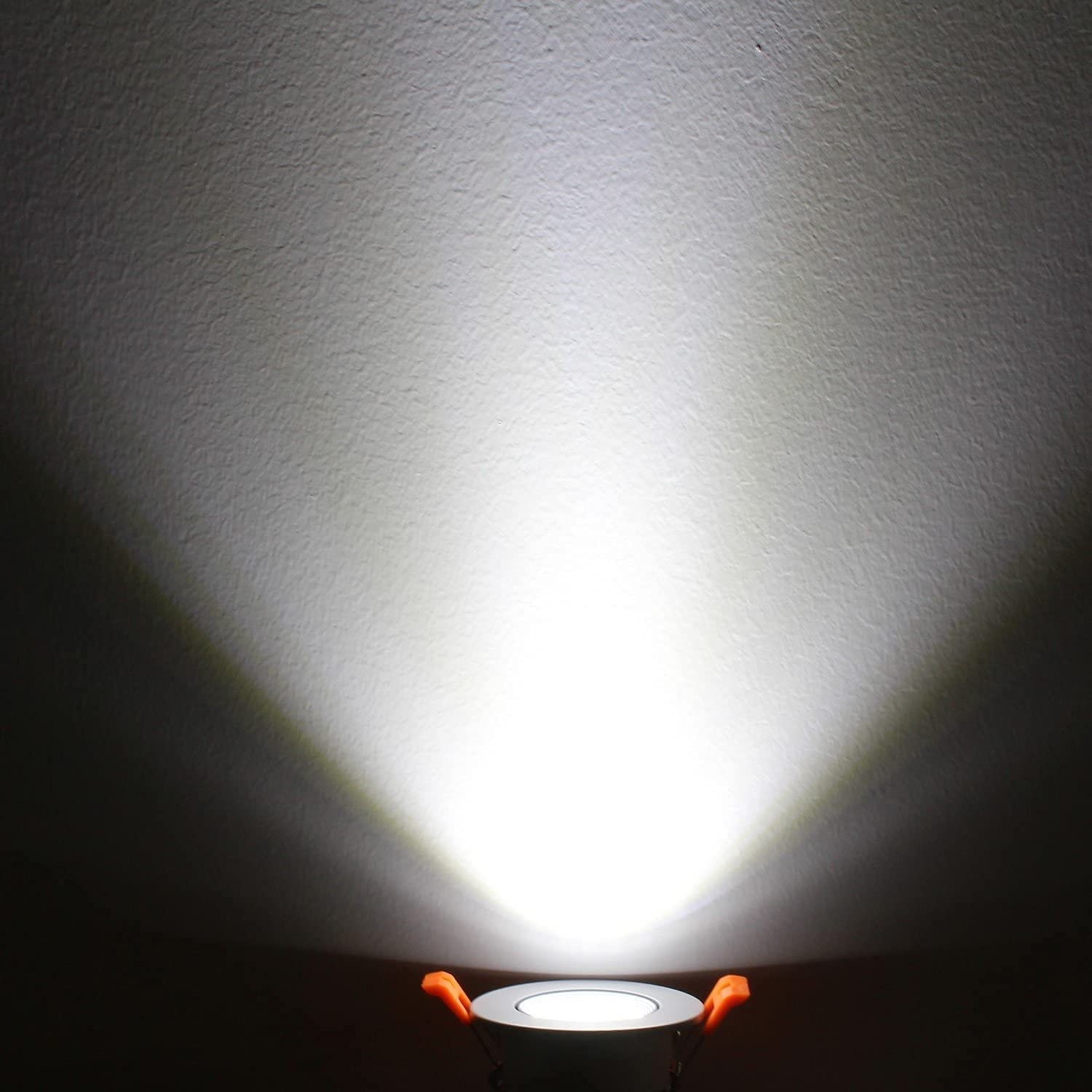 inShareplus 2 Inch LED Downlight, 3W White/6Pack, 5000k(Daylighting White)