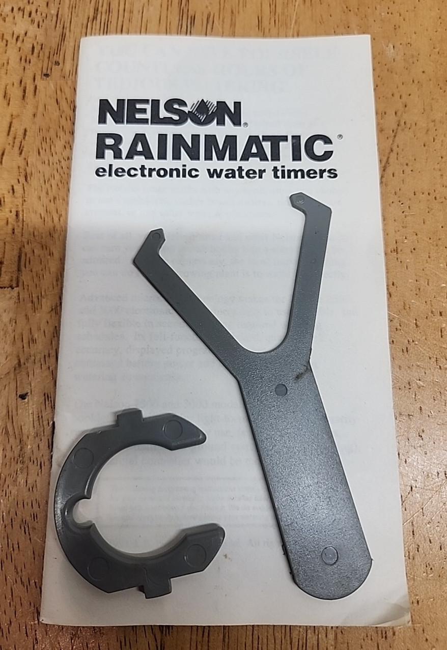 Nelson RainMatic Tools And Manual For 2500/3000 Electronic Water Watering Timer