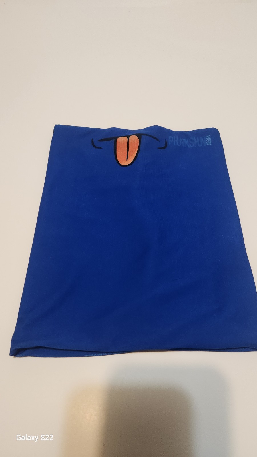 Phunkshun Wear Blue Black Reusable Neck Gaiter