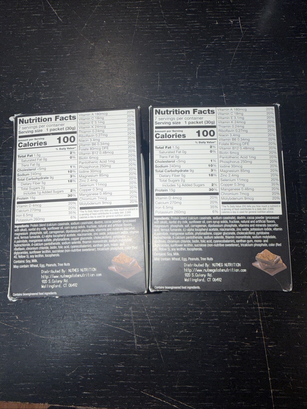 2 Boxes Of Proti Fit Dark Chocolate Pudding-Shake