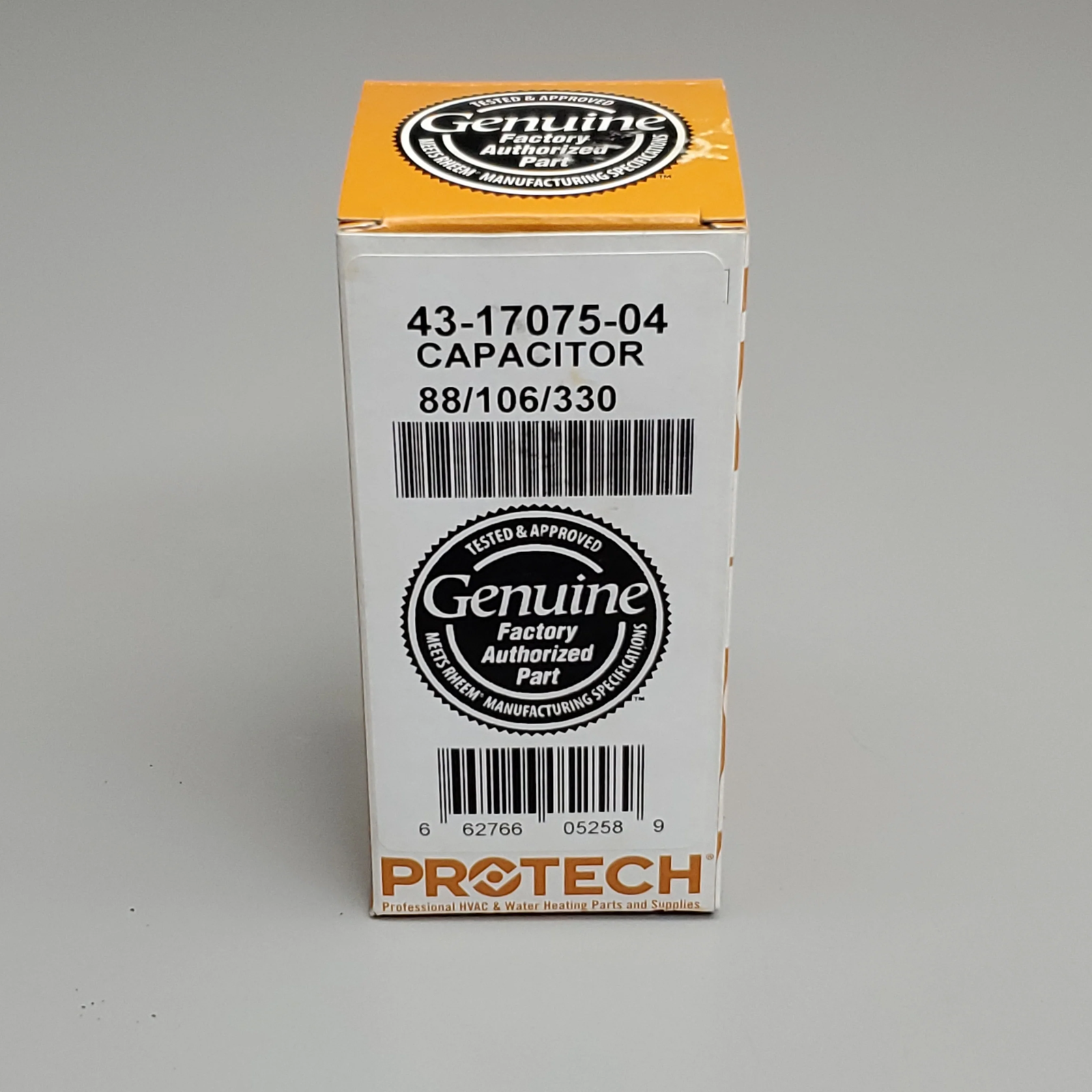 PROTECH Start Capacitor 88-160 UF 330V for RHEEM Ruud 43-17075-04 Genuine Factor