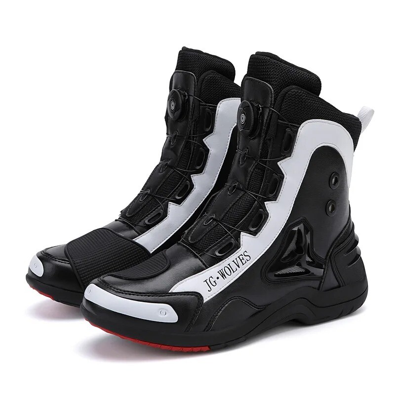 Motorcycle Racing Shoes Men's Breathable Soft Off-road Motorbike Rubber Shoes