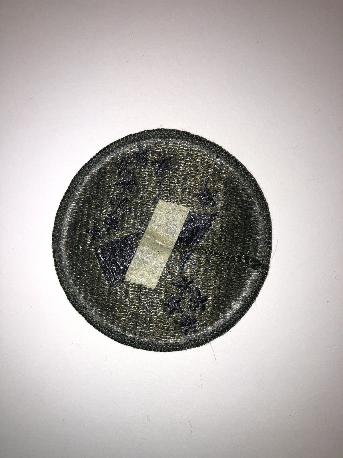 Pacific Ocean Area Command Subdued U.S. Army Shoulder Patch Insignia