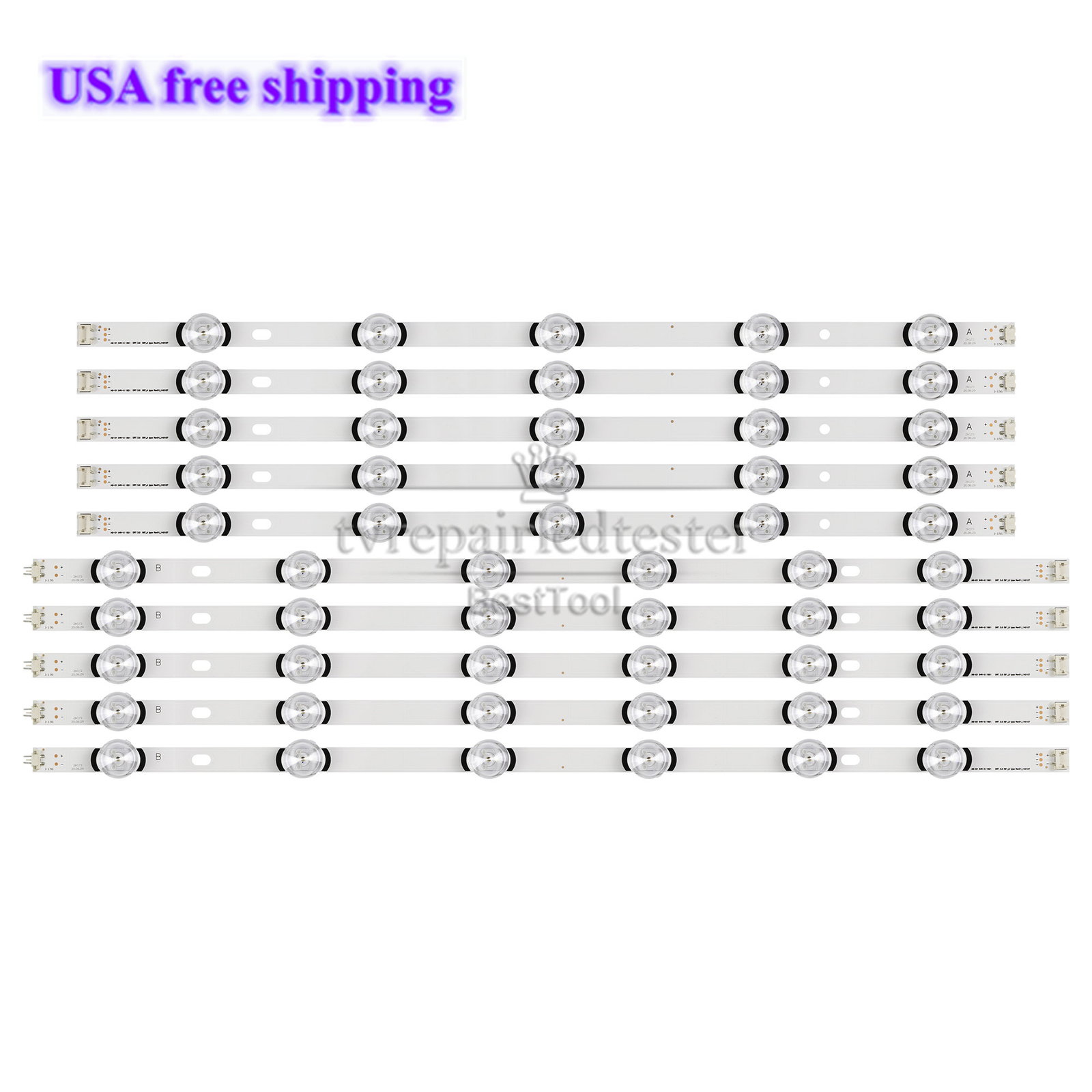 LED Backlight Strips For LG 55" TV 6901L-2988A 55LB6300-UQ NC550DUE-VCCP1