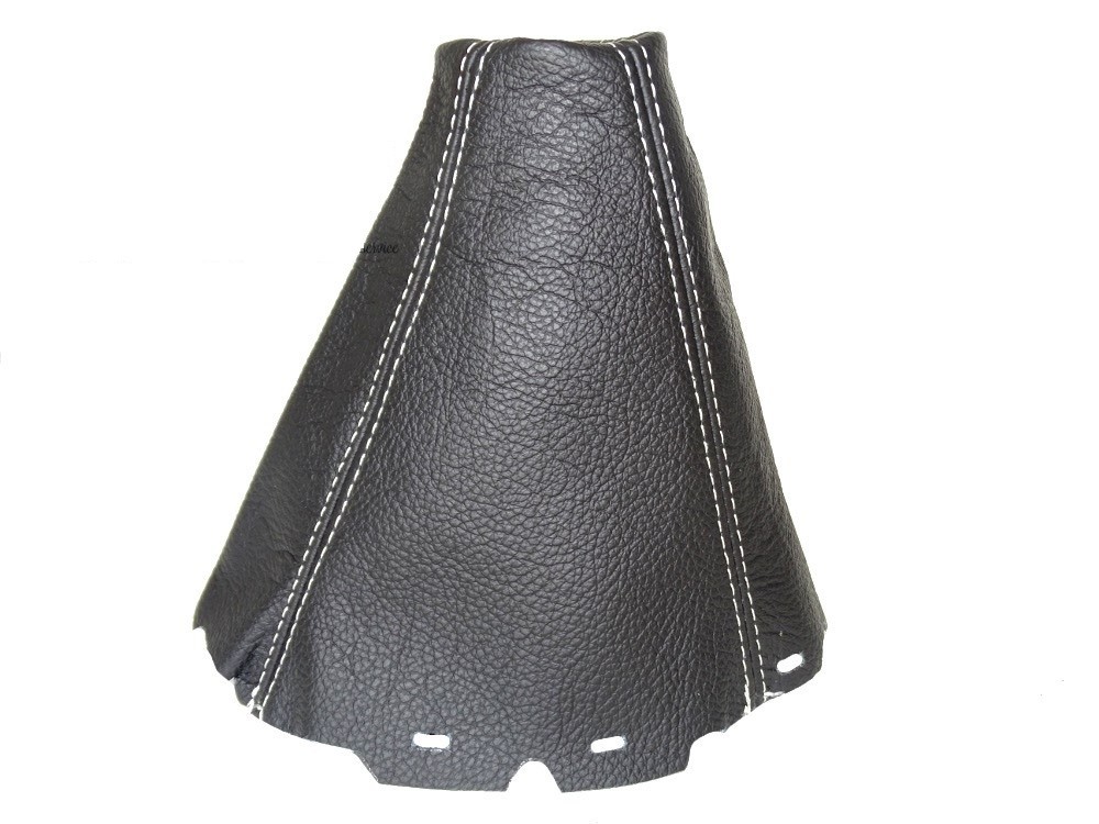 Shift Boot For Toyota Avensis MK3 2009-2015 Leather White Stitching