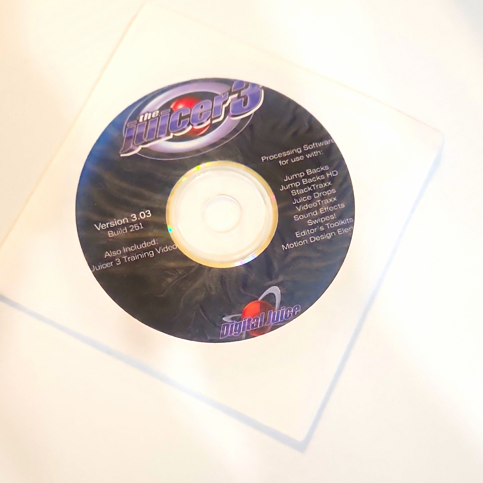 Digital Juice The Juicer 3 Utility Suite Software v3.03 Build 251 CD