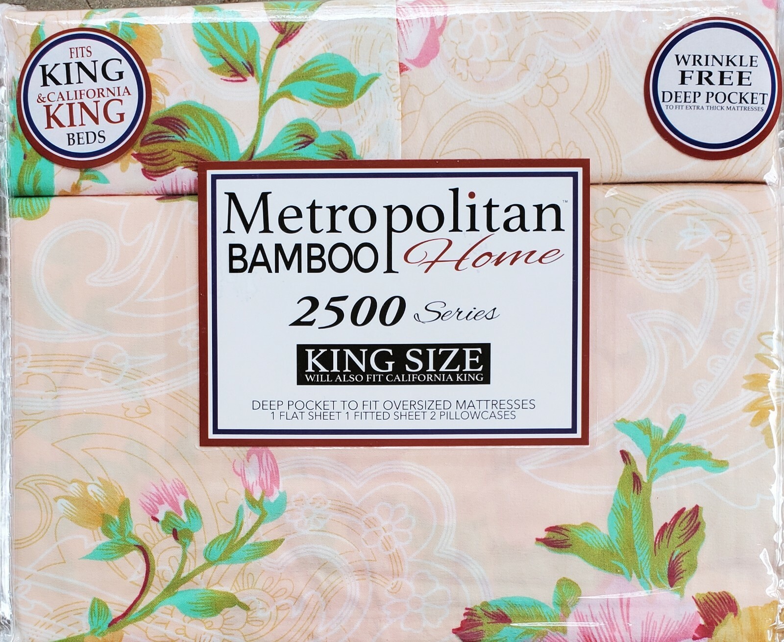 King Size Metropolitan Bamboo 4pc Sheet Set