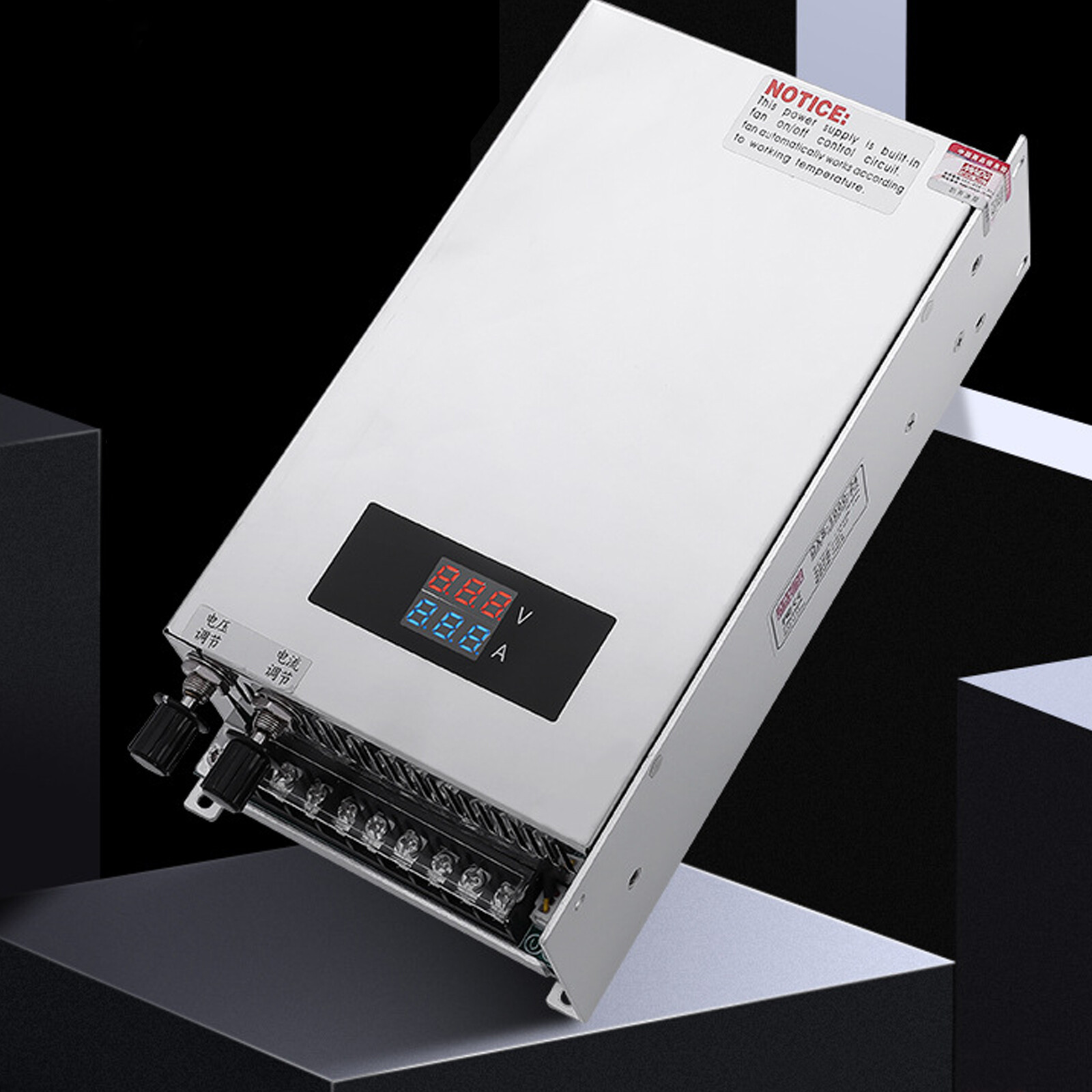 AC 0-48V DC 1000W 48V 20A Adjustable Switching Power Supply Voltage & Current