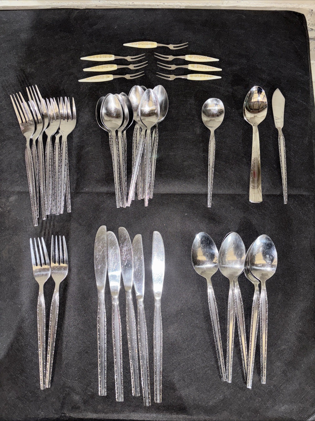 Korea Roberts Stainless Steel Flatware Silver Ware Stainless Steel MCM Dining