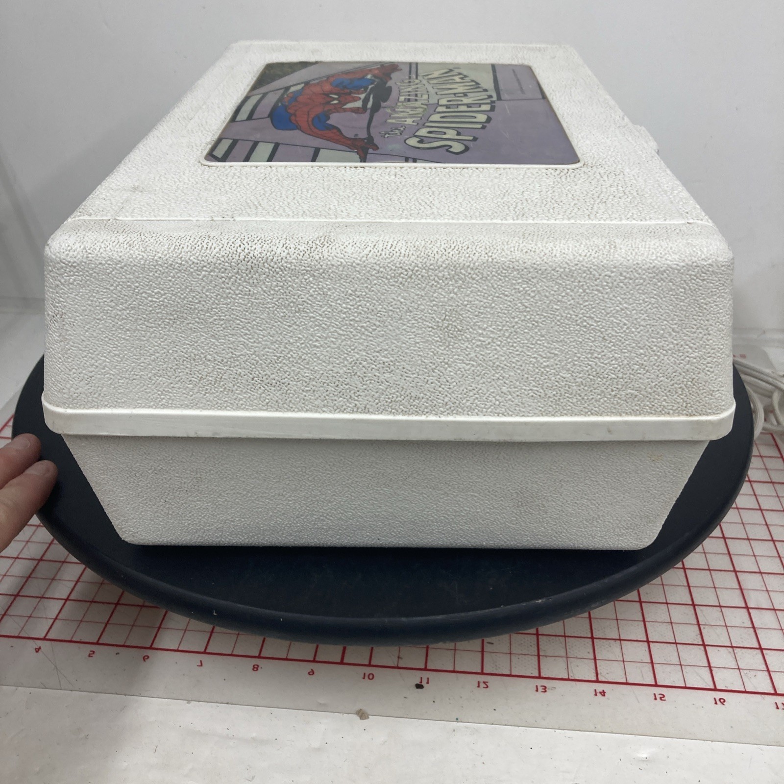 VINTAGE SPIDERMAN RECORD PLAYER 1978 TIGER ELECTRONICS Tested