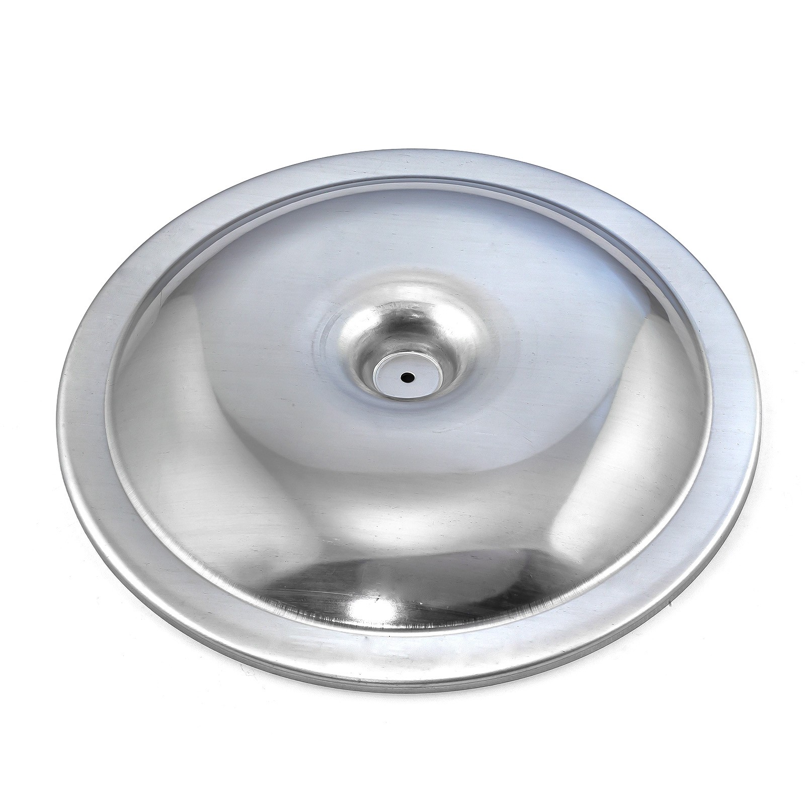 14" Aluminum Round Race Style Air Cleaner Top - Polished