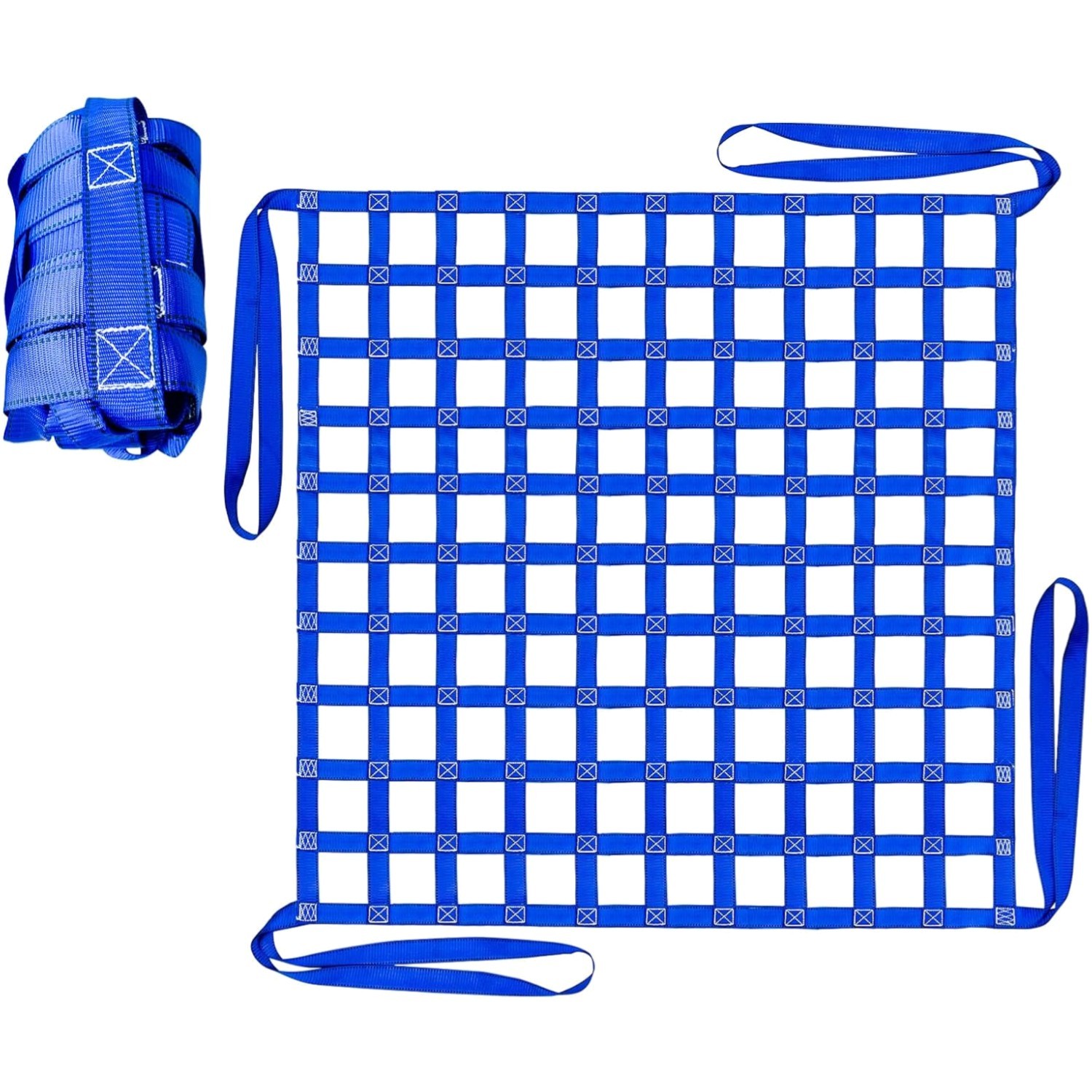 Cargo Lifting Net 1212LBS Heavy Duty Safety Sling Mesh for Truck Loading