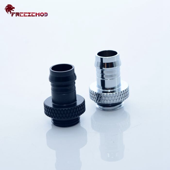 6 Pcs of FreezeMod G1/4" to 3/8" Barb Fitting for Soft Tubing 10mm ID Flexible