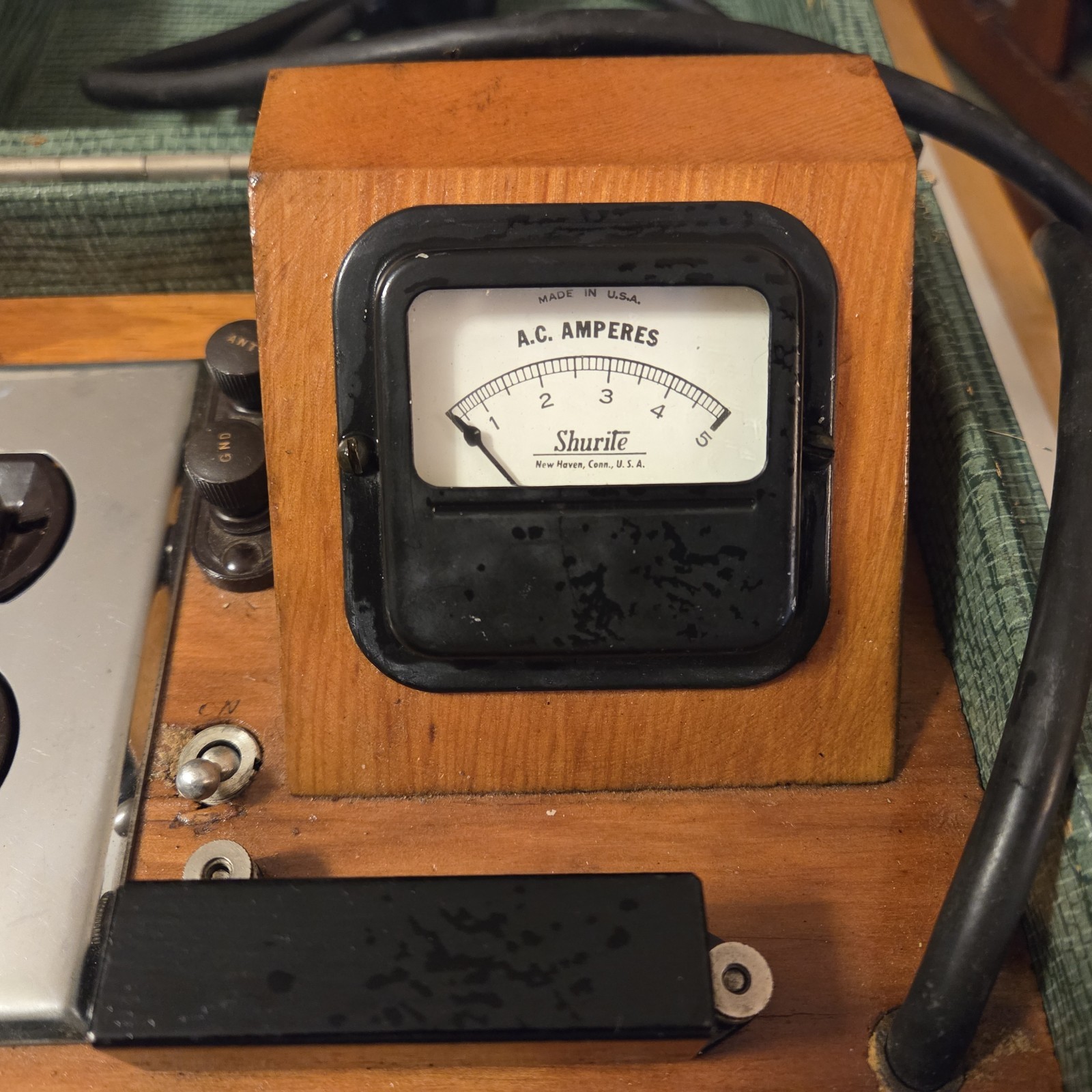Vintage Shurite Panel (?) Meter