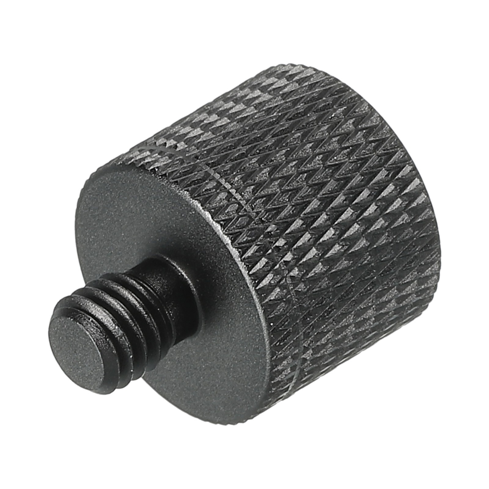 Mic Stand Adapter 3/8 Female to M6 Male Camera Screw Thread Adapter Black