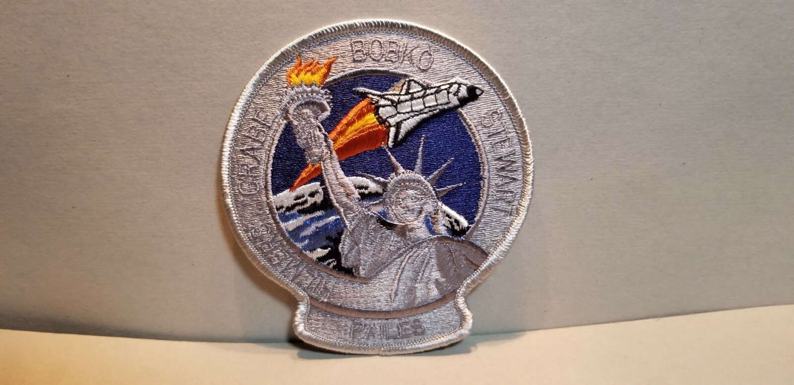 STS-51J SPACE SHUTTLE PATCH "BOBKO-GRABE-HILMERS-STEWART-PAILES"