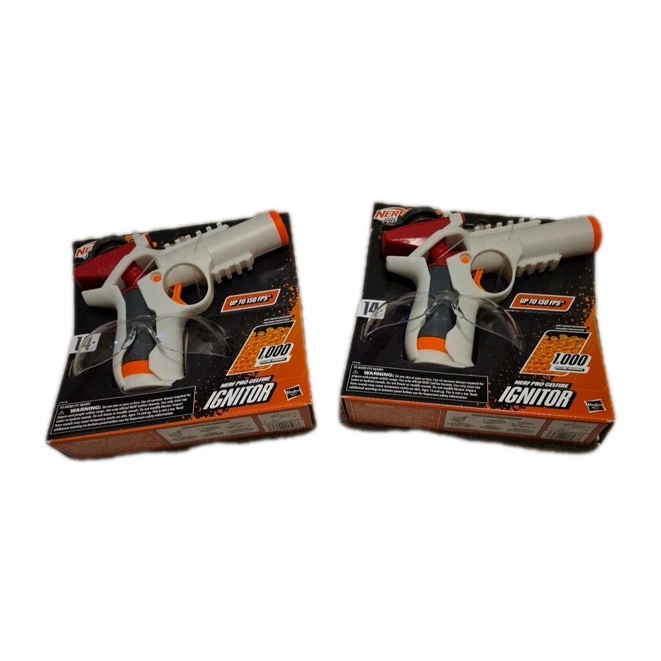 (2) NERF PRO Gelfire Ignitor New In BOX 14+