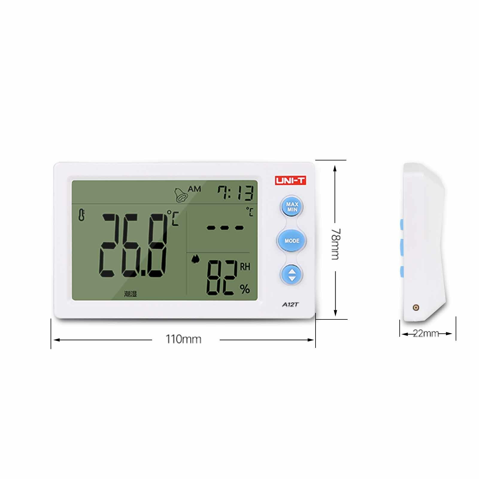 UNI-T A12T Temperature Humidity Meter Additional External Sensor Probe