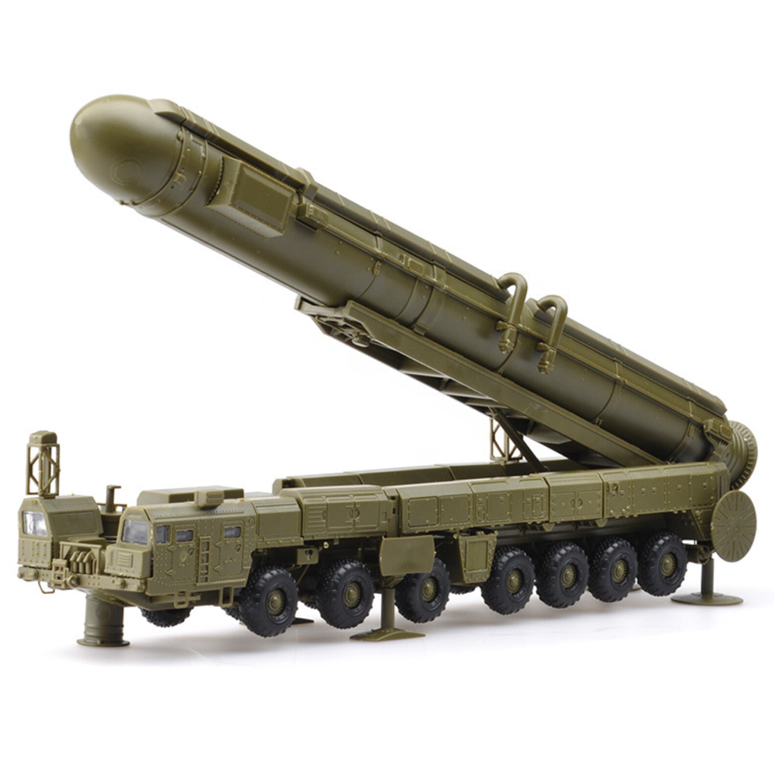 1:72 RT-2PM2 Sickle B Missile Launcher Vehicle 4D Model DIY Military Collection