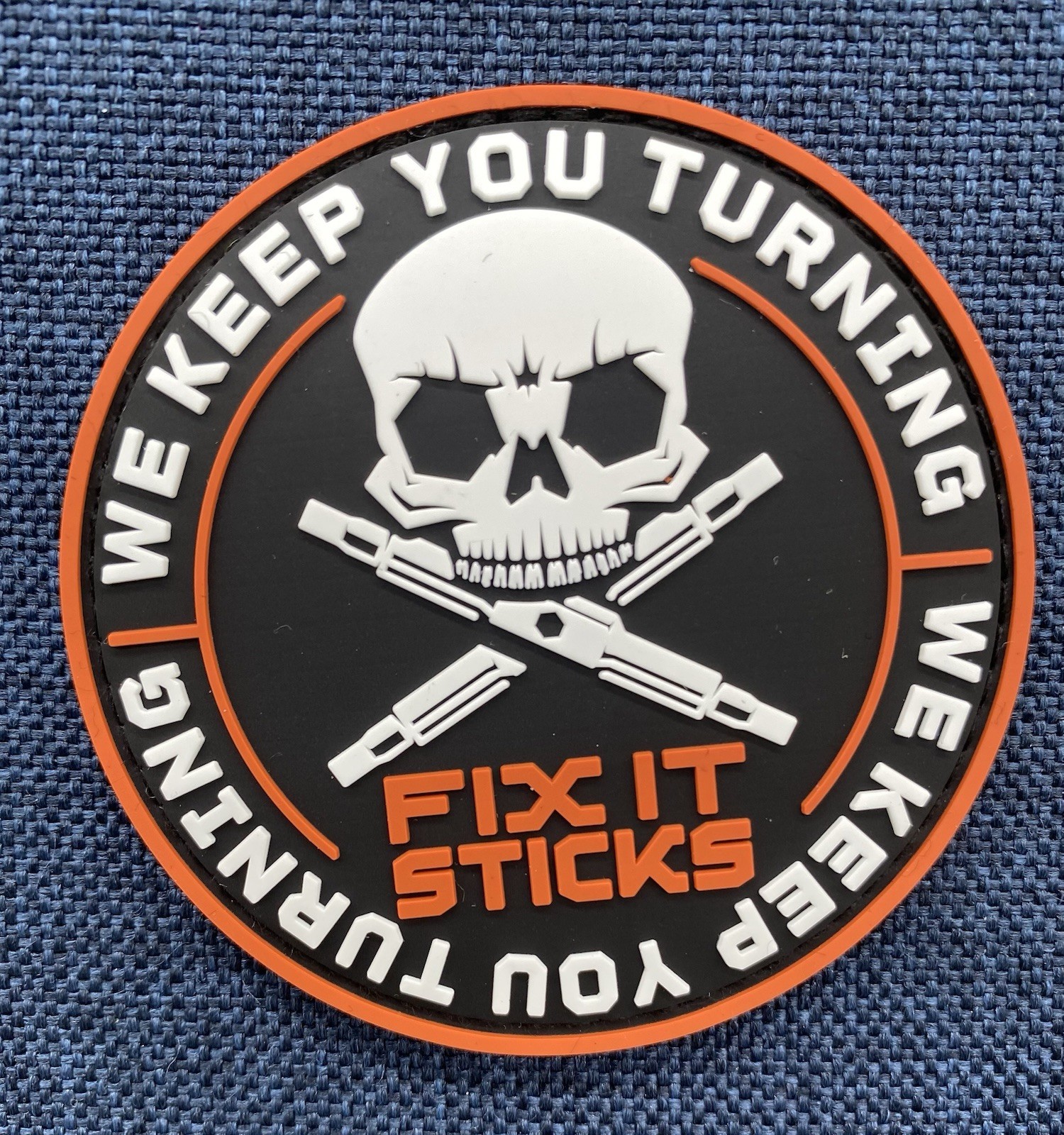 SHOT💥 Show 2026 “We Keep You Turning” Fix It Sticks PVC Patch, Hook & Loop, NEW