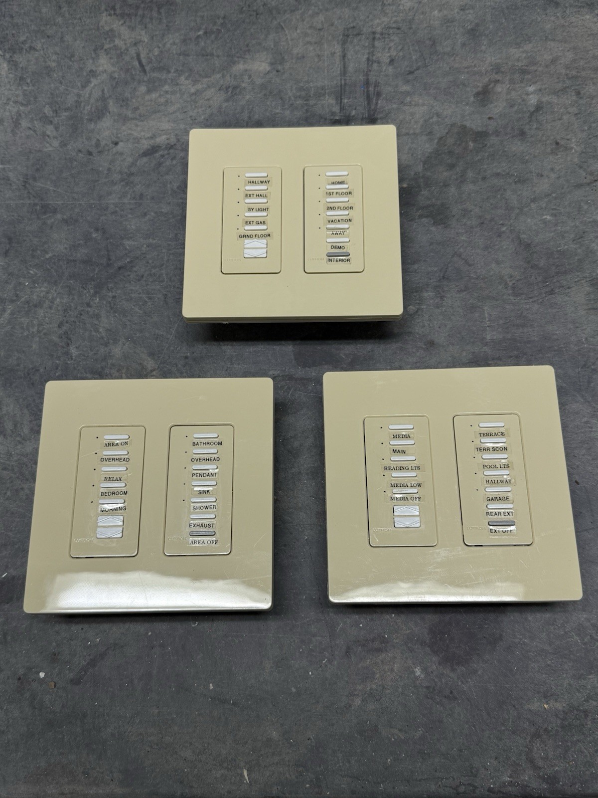 Lutron HWD-10RL Keypad - Ivory