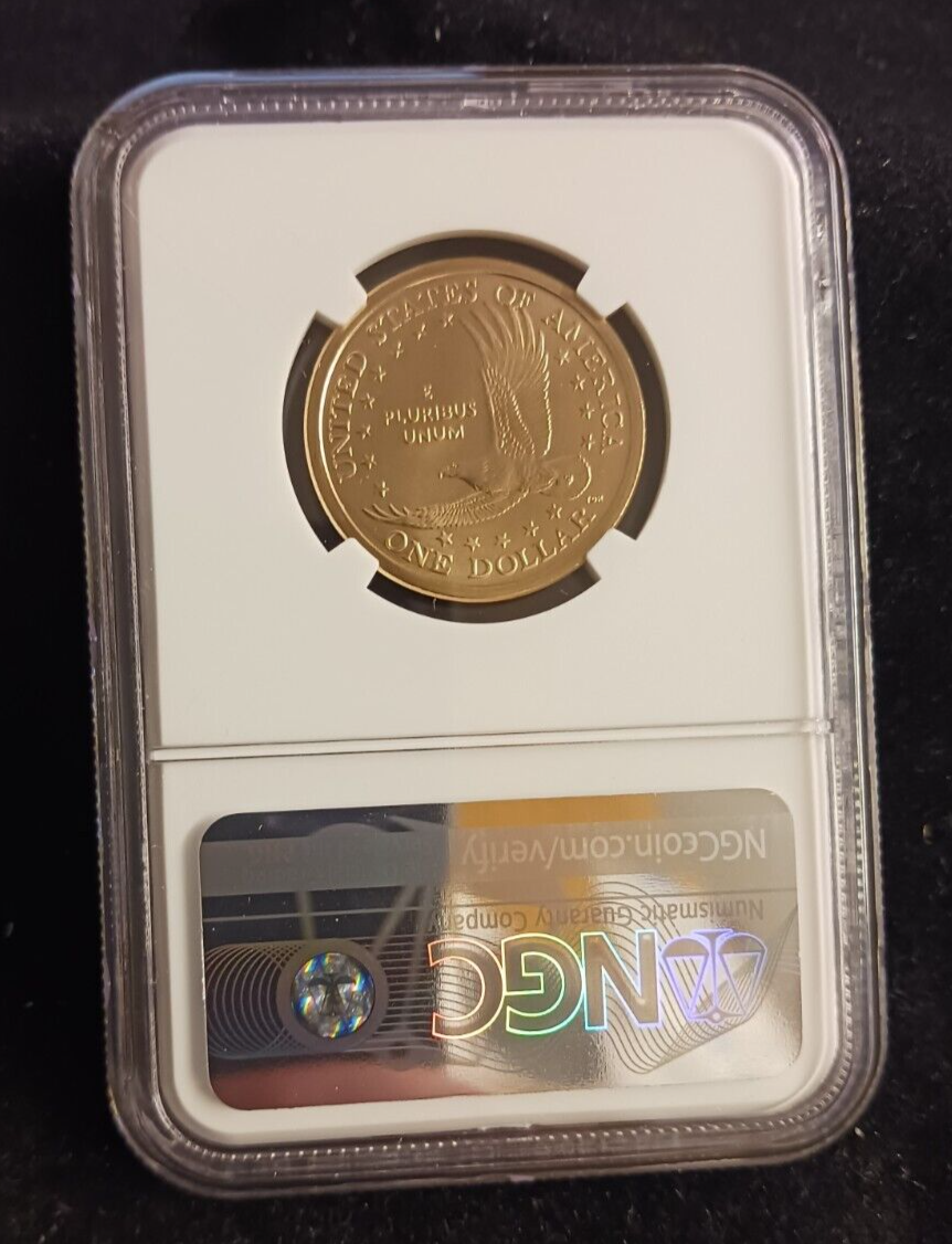 2008(D) SMS NGC MS 67 Sacagawea Dollar Coin