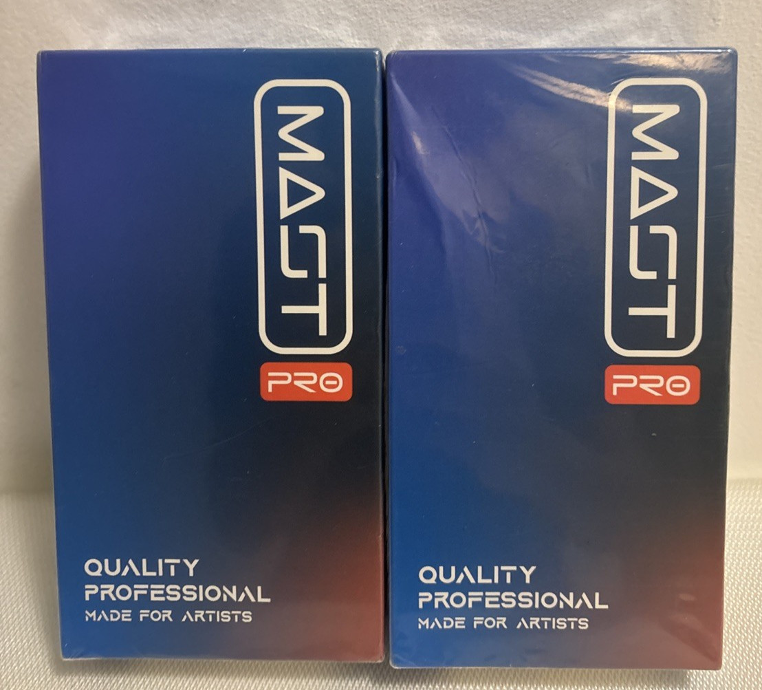 LOT OF (2) SEALED Mast Pro Cartridge Tattoo Disposable 20Pcs Round Liner 1203RL