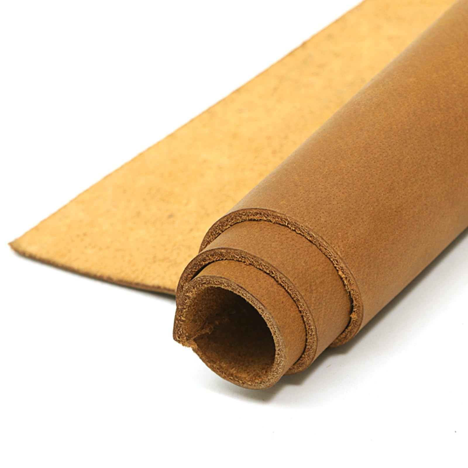 6x12 Inch Brown Genuine Leather Sheet 2mm Thick Full Grain Cowhide Tooling