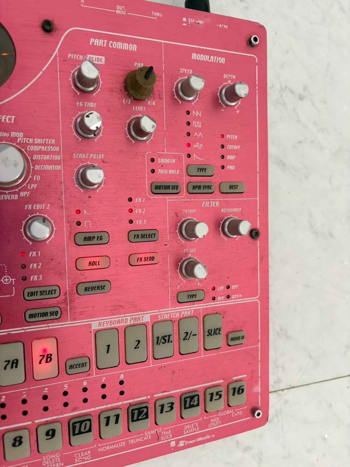Korg ESX1 Sampler In Average Condition