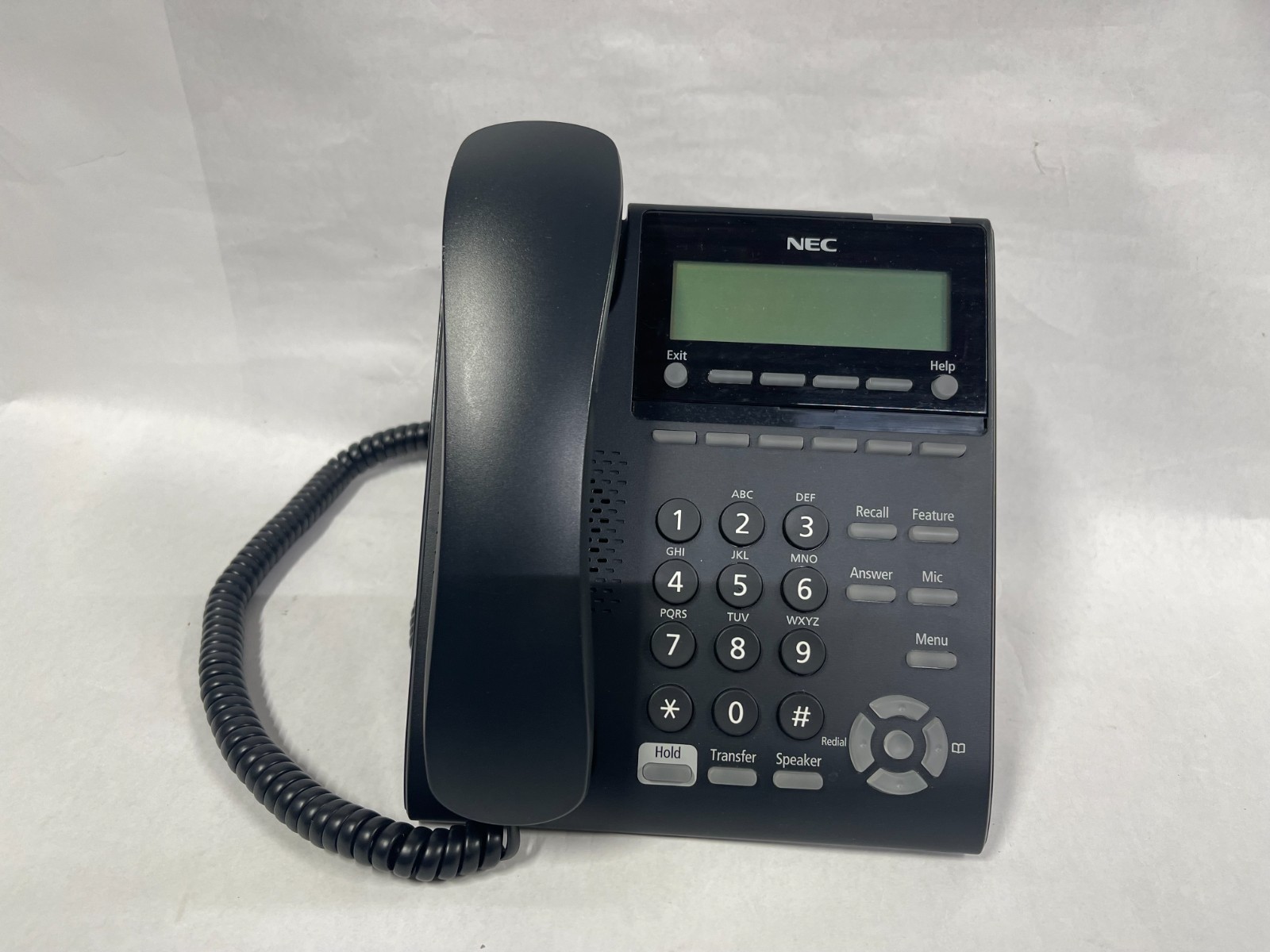NEC ITY-6D-1  (BK)TEL  - DT820 6-Button IP Terminal Phone BE115109 - USED