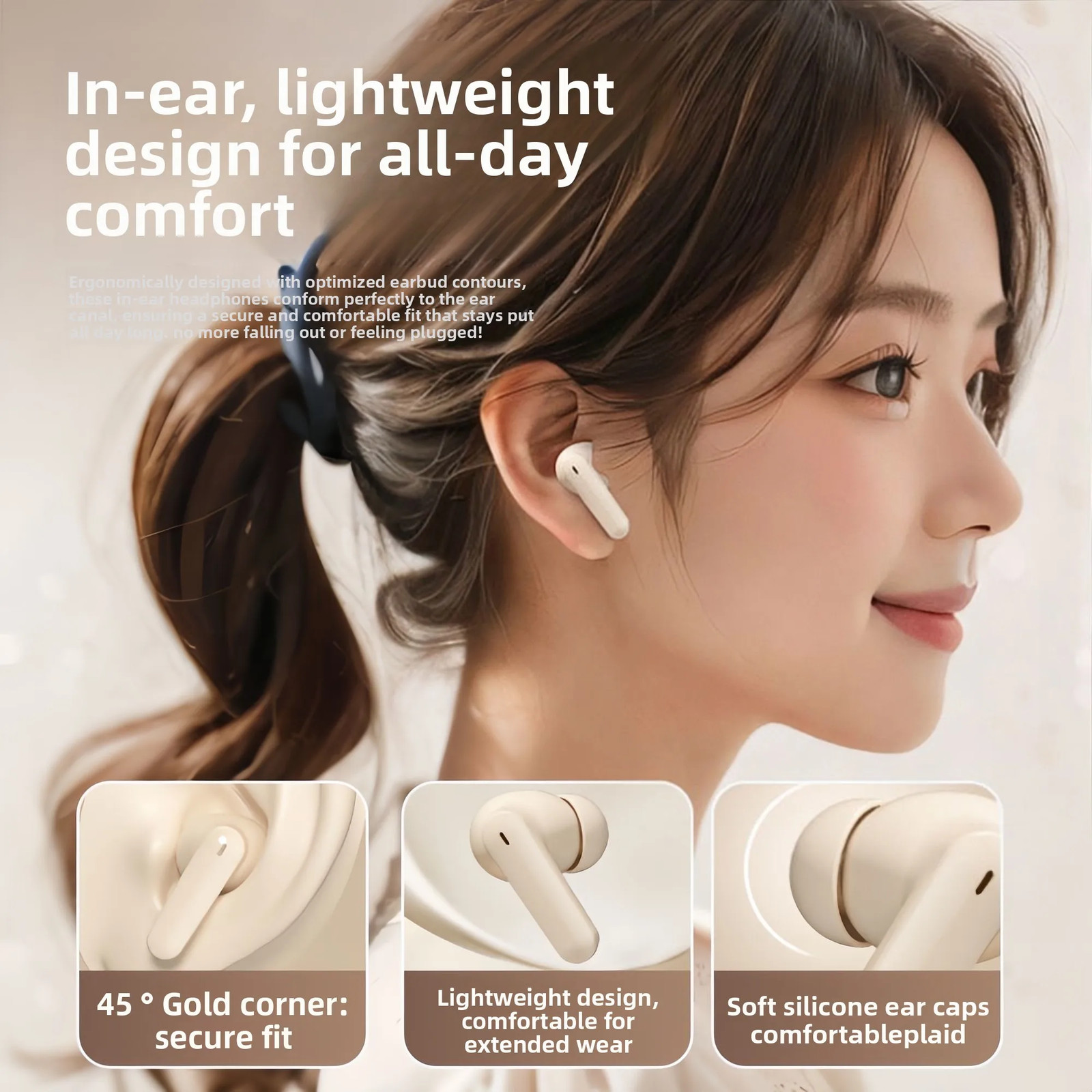 2026 Wireless Bluetooth 5.4 Earbuds Headphones For iPhone Samsung Galaxy Android