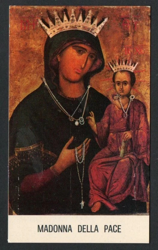 Holy card de la Virgin santino image pieuses estampa