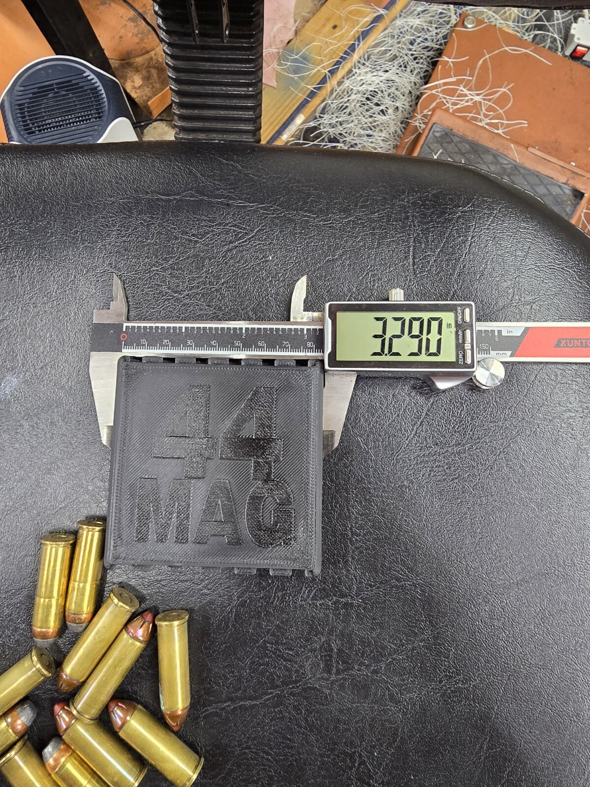 Holder For 44 MAG SHELLS EDC. Holds Twelve Extra 44 Shells In A Compact And...