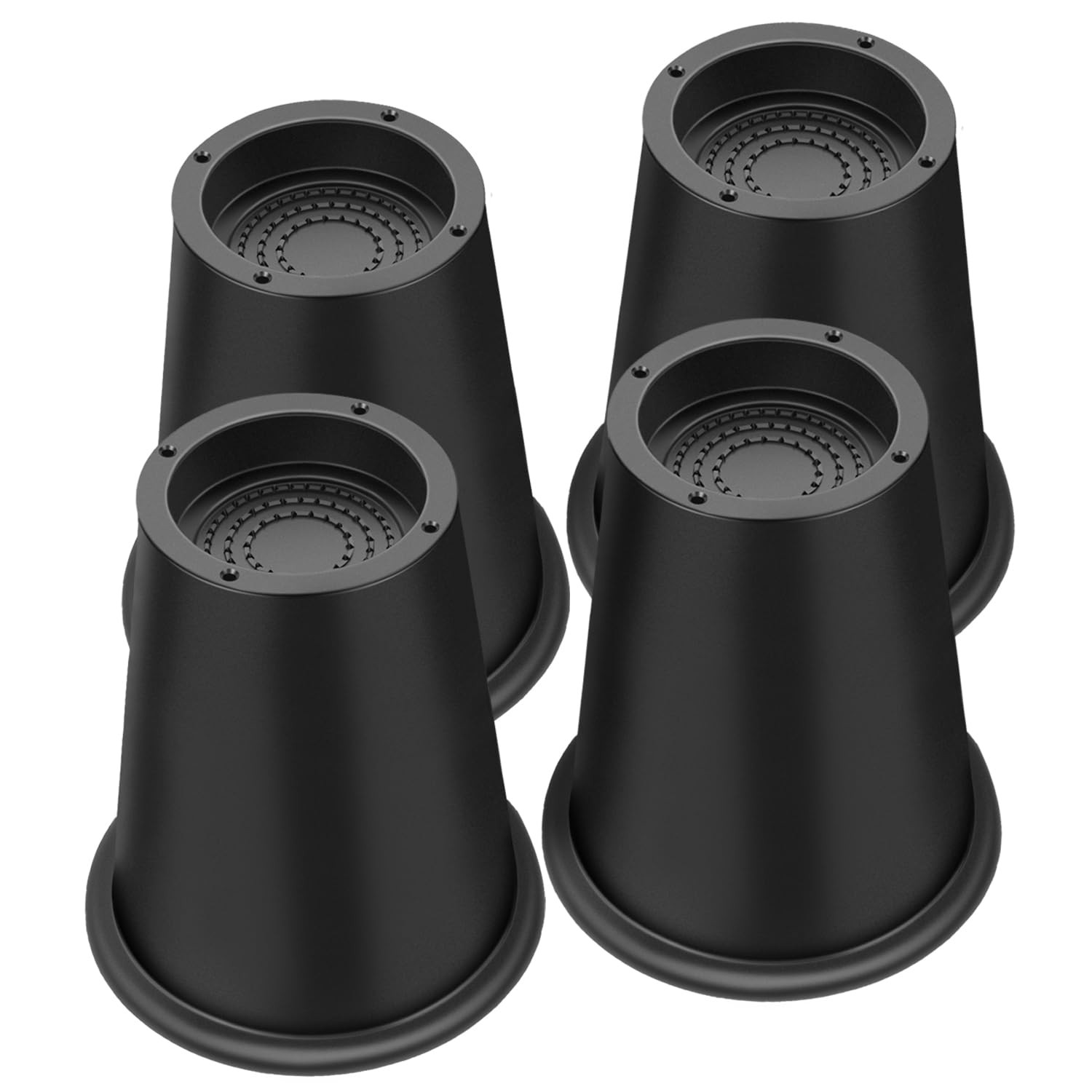 Bed Risers 6 Inch Heavy Duty Round Furniture Risers for Bed Desk Table Sofa C...