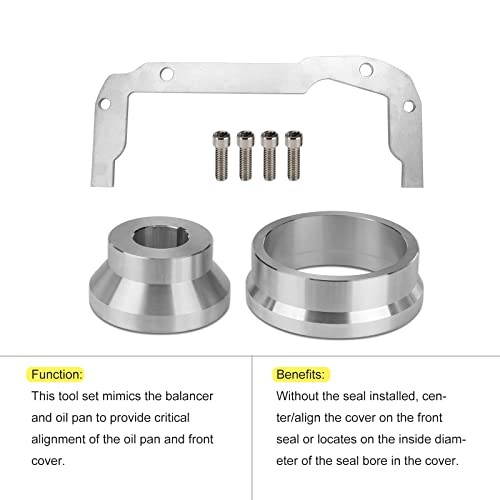 LS Alignment Tool, Oil Diverter Barbell Front and Rear Cover Billet Alignment