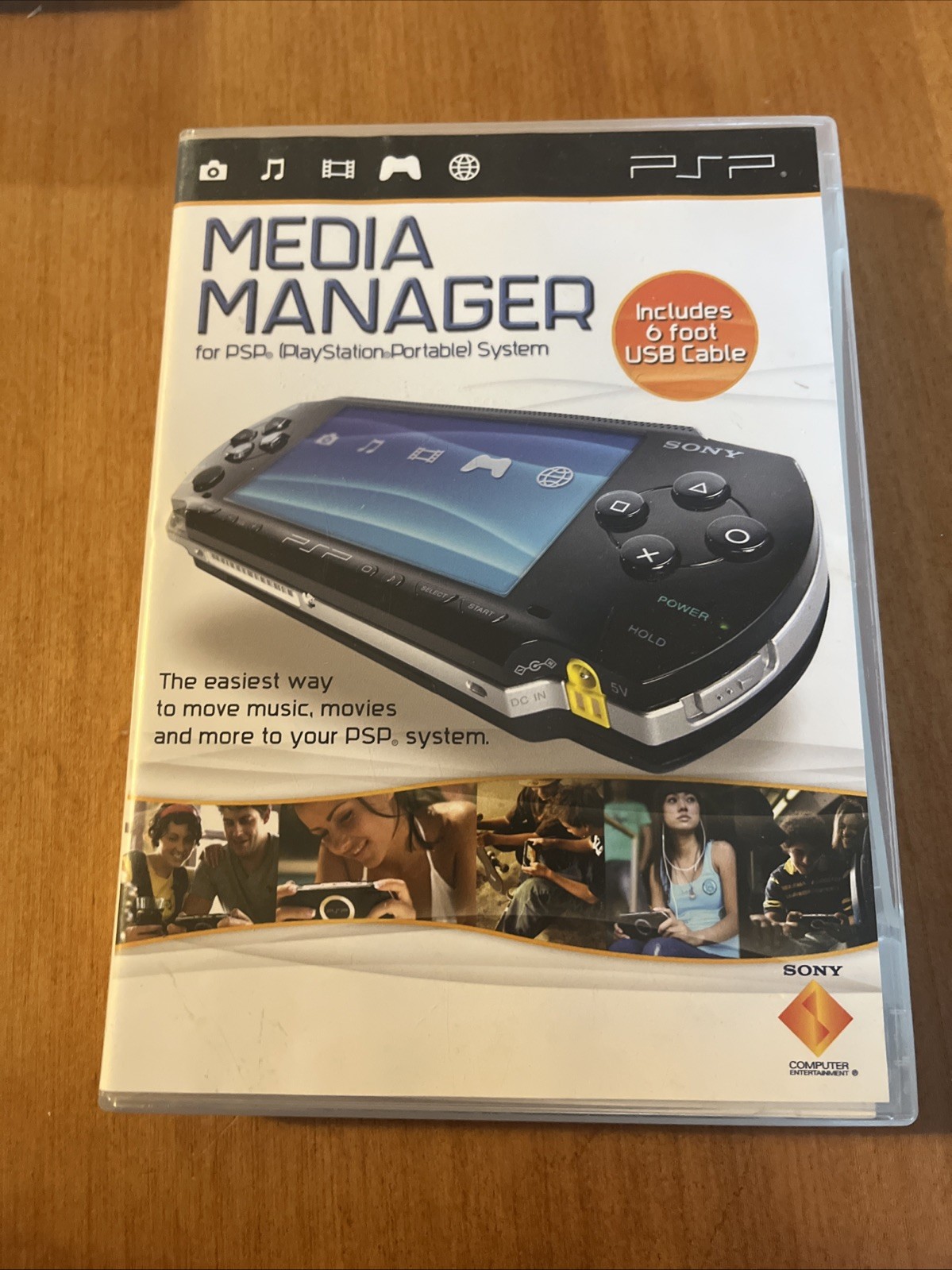 Sony PSP Media Manager 2006 (No USB Cable or Memory Stick)