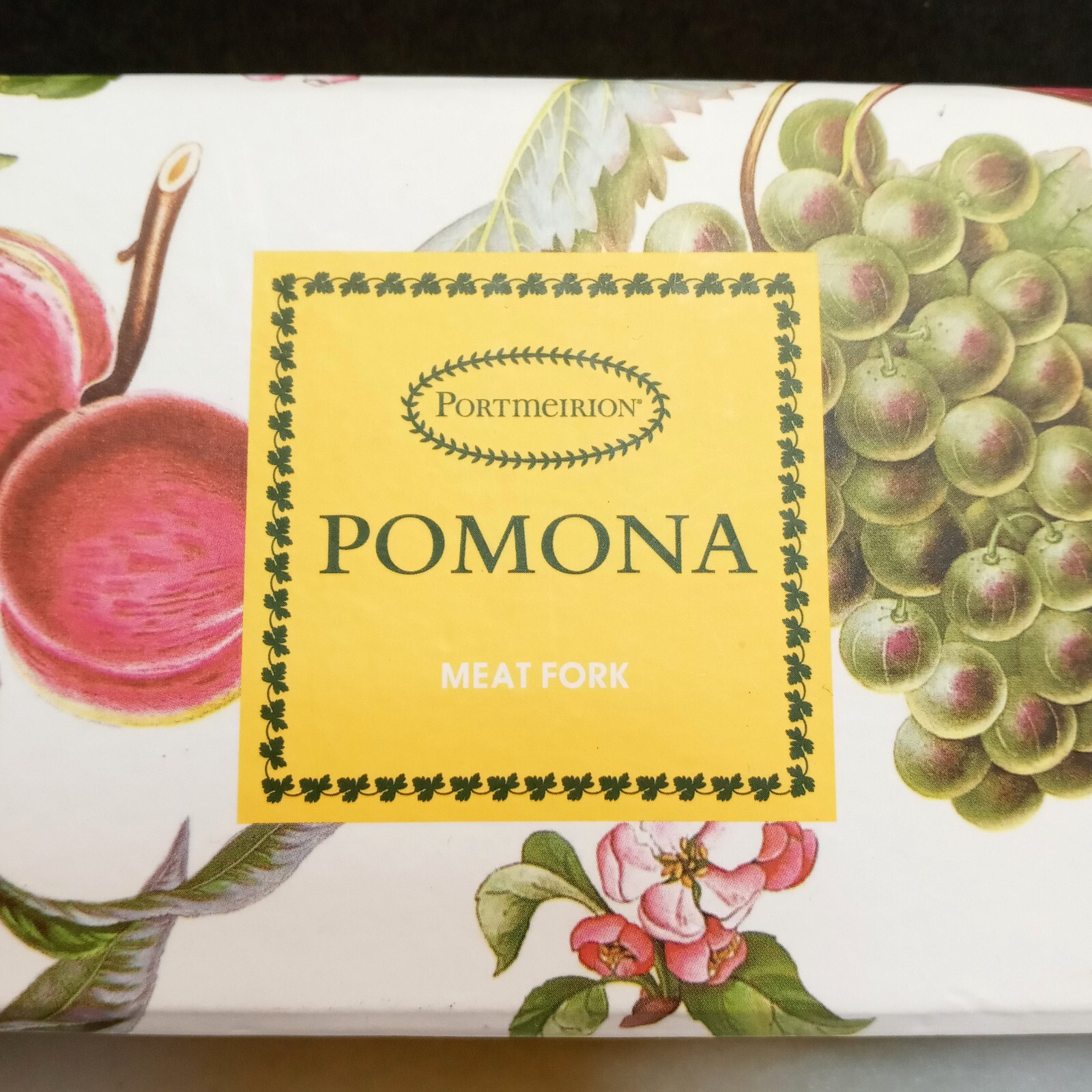NEW IN BOX Port Merion Pomona Meat Serving Fork Ceramic Handle Fruit #PM780055-X