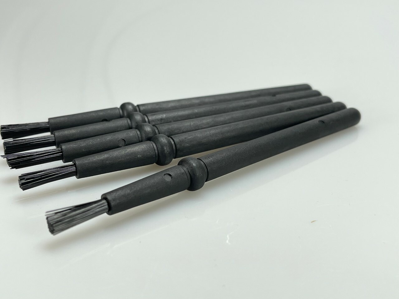 5Pcs Black Plastic Handle Anti Static ESD Brush for PCB Logic mother board clean