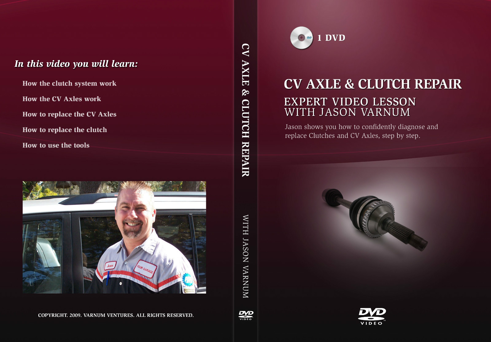 AUTO REPAIR DVDs / ANY 6 VIDEO COURSES