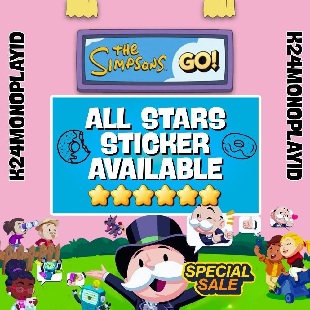 MONOPOLY_GO_STICKERS_! 1 ⭐ TO 6 ⭐ ALL  AVAILABLE - CHEAP- TRUSTED 24/7 Golden