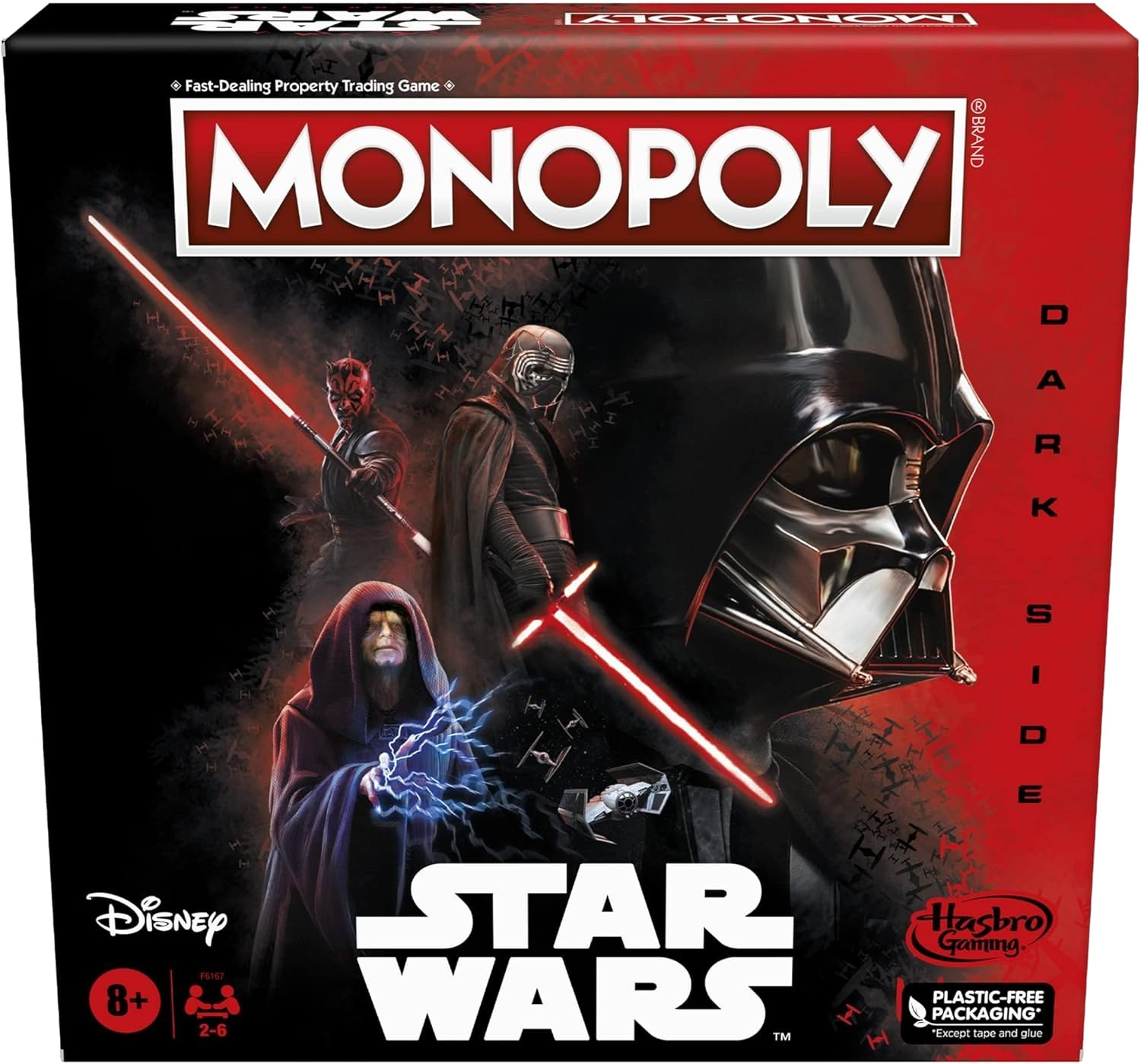 Monopoly Star Wars Dark Side Edition Board Game 2022 Sealed Hasbro Darth Vader
