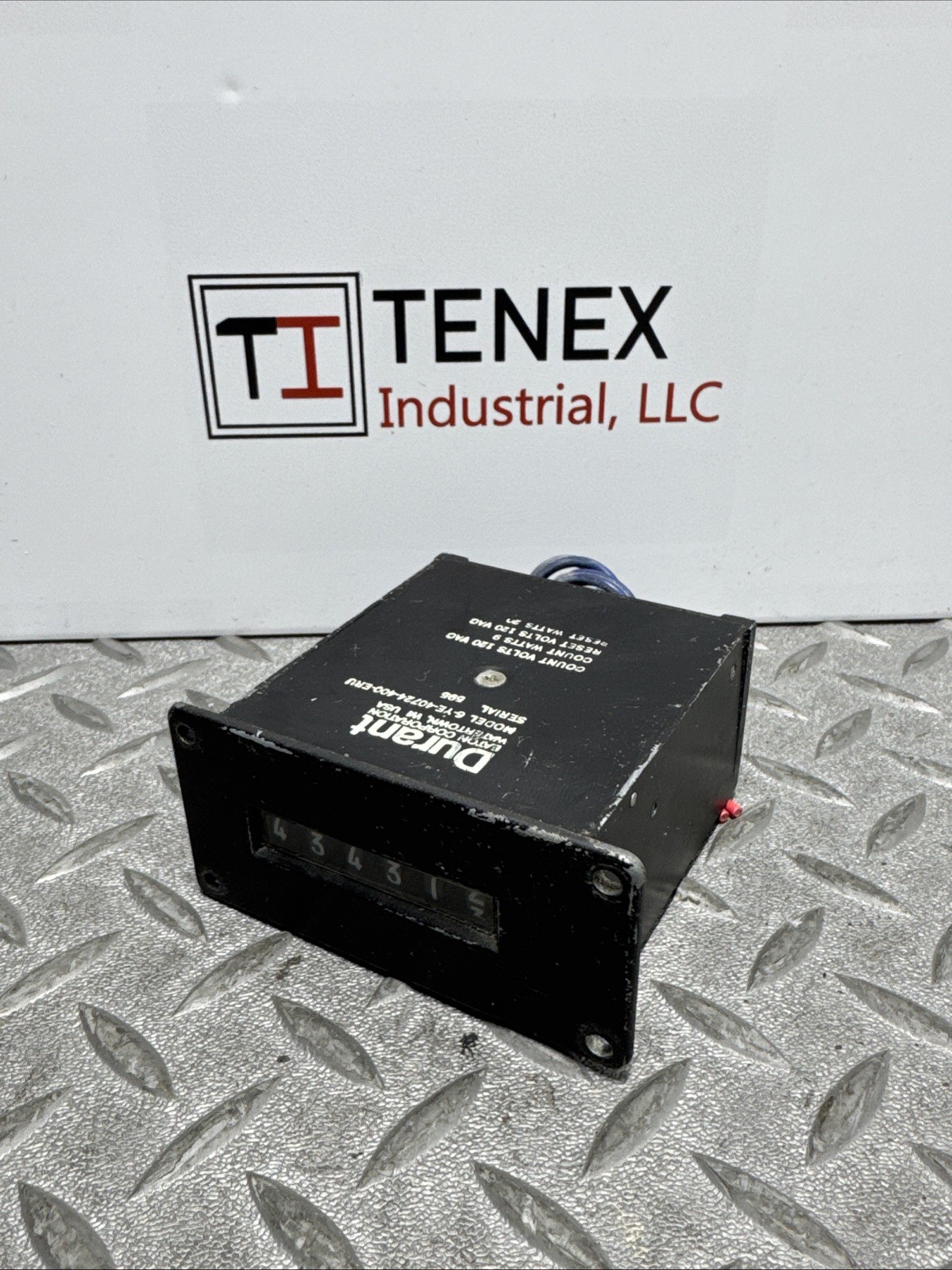 Durant 6-YE-40724-400-ERU Counter 6 Digit 120 Vac         A-48