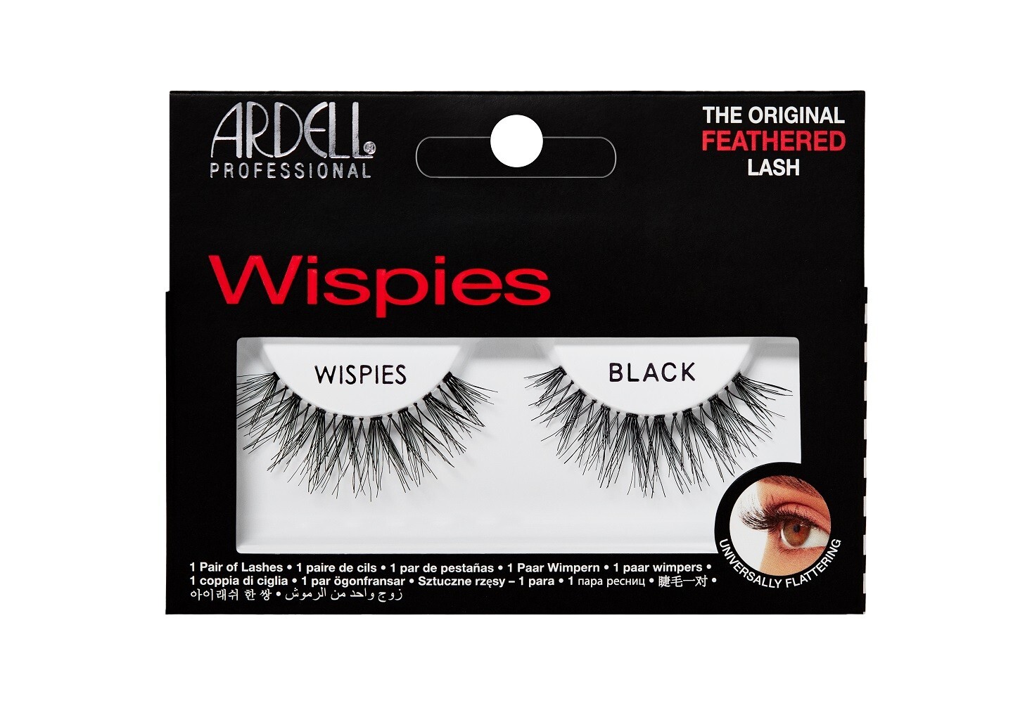 Ardell False Eyelashes Wispies Black #65010 (2 Pack)